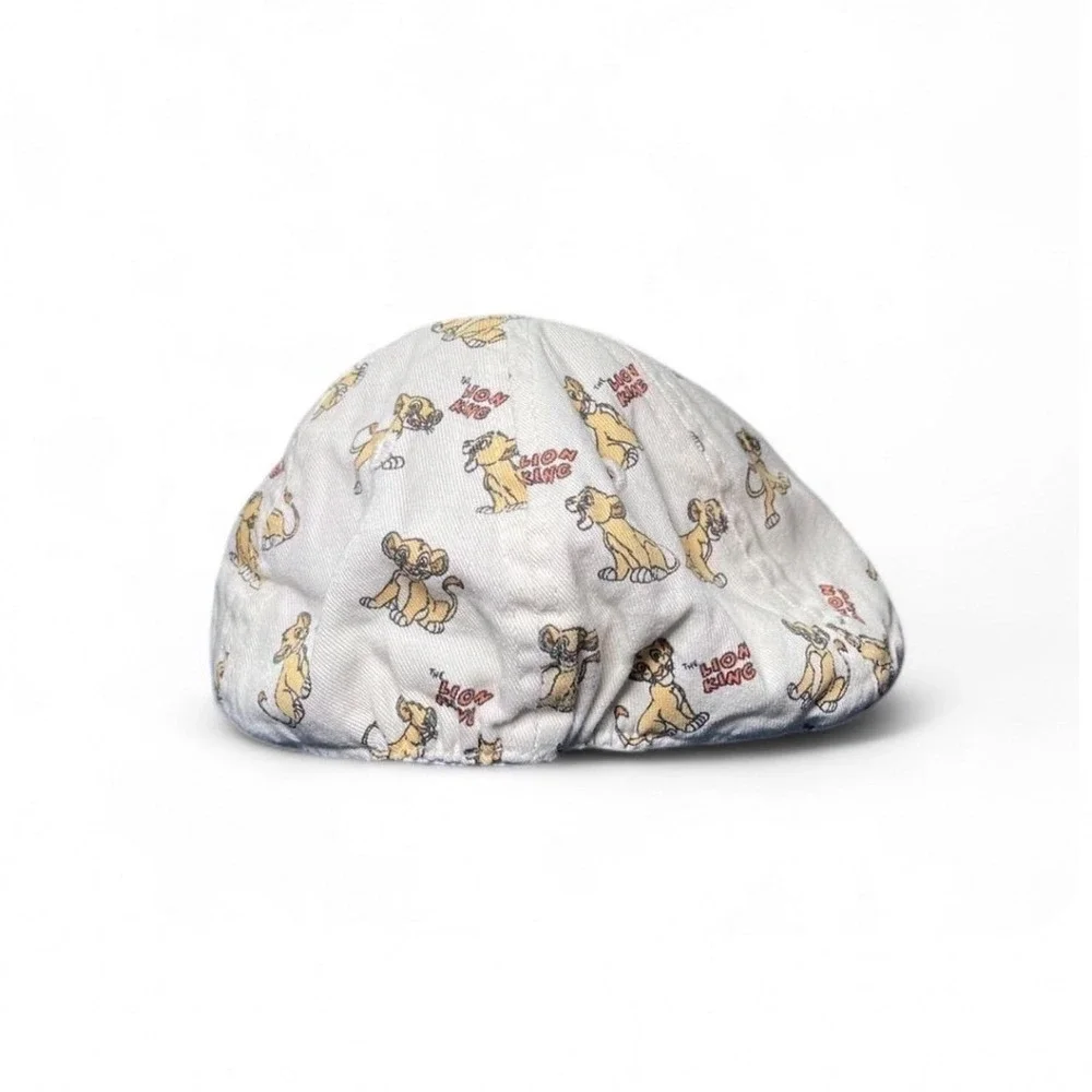 Disney Lion King Baseball Cap Kids 18M/2T Simba Print, Off White Hat, H&M